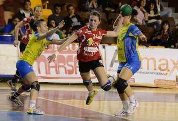 Momento del partido de este sábado (Foto: SportLeon.com)