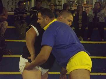 Jonay Alemán lucha contra 'Medianito IV' (Foto: TA)