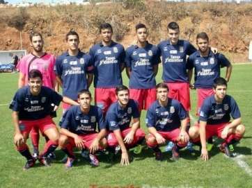 Formación del juvenil nacional de la UD Telde (Foto: TenerifeDeportiva.com)
