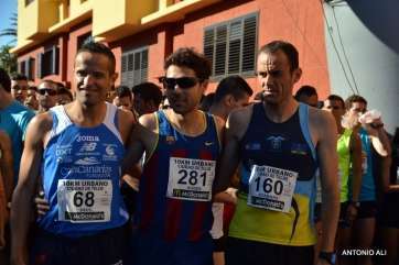 El ganador de la prueba de 10 Km. Urbanos de Telde, Rubén Palomene (Foto Antonio Alí)