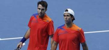 David Marrero y Fernando Verdasco, durante el Máster 1.000 de Londres (Foto: GTRES)