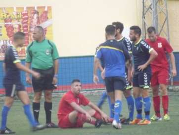 Imagen de un partido (amistoso) de la UD Telde (Foto: TA)