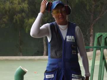 Satu MÃ¤kelÃ¤, el sábado durante el día del tirador (Foto: TA)