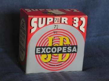 Cartucho de Excopesa, marca que patrocina los torneos (Foto: TA)