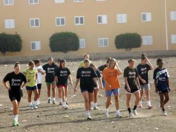 Imagen de archivo de un entrenamiento del Rocasa (Foto: TA)