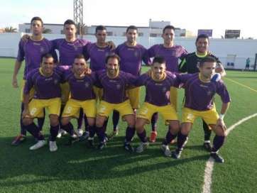 a UD Telde con su segunda equipación (Foto TA)