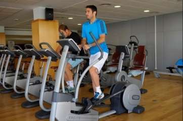 David Marrero durante los entrenamientos (Foto Arcadio Suárez/C7)