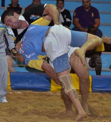 Jaime Rivero se esfuerza en acabar el concurso de Alex Santana (C. Torres) 