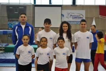 Imagen de archivo de gimnastas del club teldense (Foto TA)