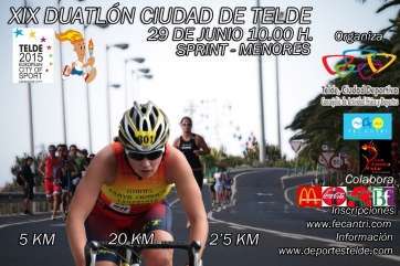 Cartel de la prueba (Foto TA)