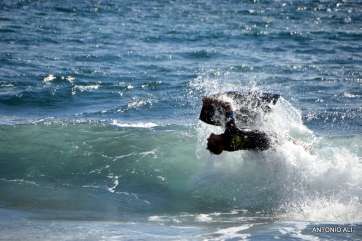 Uno de los participantes en la prueba de este domingo (Foto Antonio Alí)