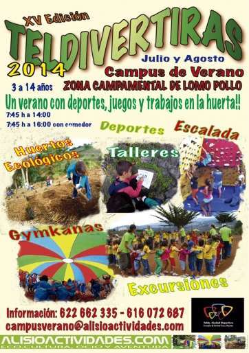 Cartel de la actividad (Foto TA)