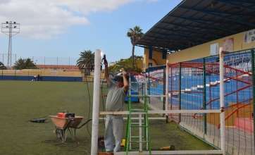 Obras en El Hornillo (Foto TA)
