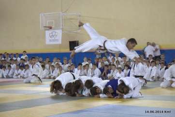 Un momento del festival de Judo (Foto TA)