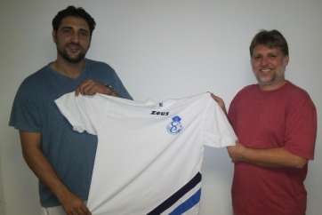 Sebastián de la Cruz junto a Víctor Rodríguez (Foto TA)