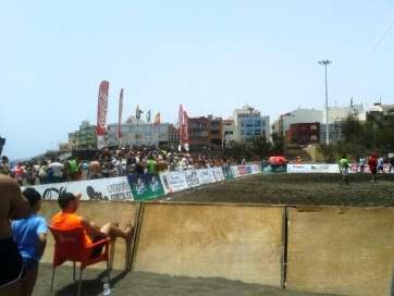 Imagen del gran ambiente en Melenara (Foto TA)