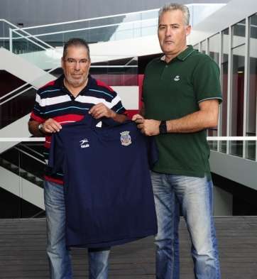 El presidente de la entidad y Pacuco Rosales (Foto Juan Carlos Alonso/C7)