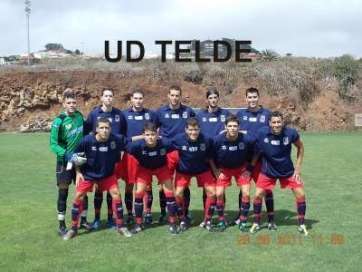 Imagen de una formación de la UD Telde (Foto TA)