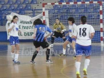 Imagen de archivo de un partido del Teldeportivo (Foto TA)