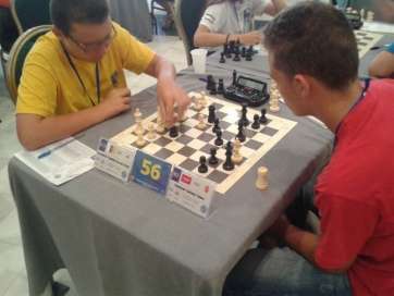 Una de las partidas de este campeonato (Foto TA)