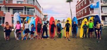 Niños participantes en el curso de julio (Foto TA)