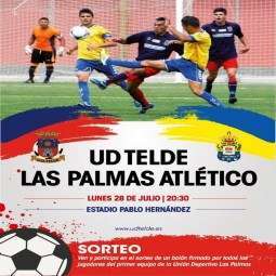 Cartel del partido (Foto TA)