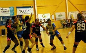 Imagen de archivo de un partido del Rocasa (Foto Miguel Ángel Suárez)