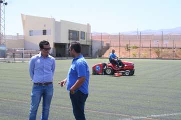 El concejal Pablo Rodríguez supervisó los trabajos (Foto TA)