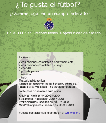 Cartel anunciador de la inscripción (Foto TA)