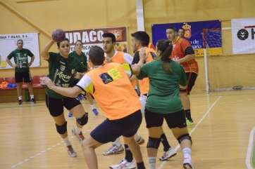 Imagen del amistoso de este jueves con el B Valsequillo