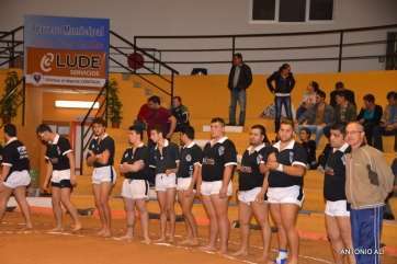 Luchadores del club, en una imagen reciente (Foto Antonio Alí)