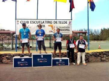 Podio de los seis primeros clasificados (Foto TA)