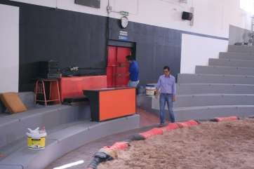 Pablo Rodríguez durante su visita a las instalaciones (Foto TA)