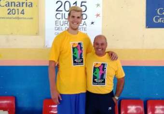 Gran Guerra (i) estuvo en julio en Telde (Foto TA)