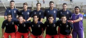 Formación habitual de la UD Telde (Foto José Carlos Vega)