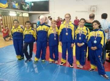 Delegación teldense en la competición (Foto TA)