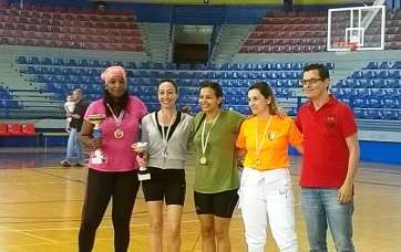 El concejal de Deportes, Pablo Rodríguez, presidiÃ² la entrega de trofeos (Foto TA)