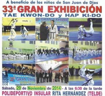 Cartel del evento de artes marciales (Foto TA)