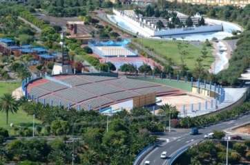 Imagen aérea del parque urbano de San Juan (Foto TA)