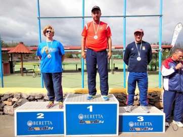 Podio del campeonato insular de Mini Foso (Foto TA