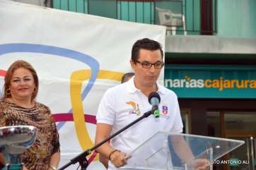 Pablo Rodríguez durante las Olimpiadas Municipales (Foto Antonio Alí)