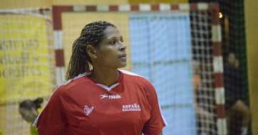 Mangué, en el entrenamiento con el Rocasa (Foto CB Remudas IGC)