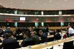 La comitiva teldense en el Parlamento europeo (Foto TA)