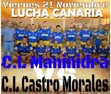 Cartel de la luchada (Foto TA)