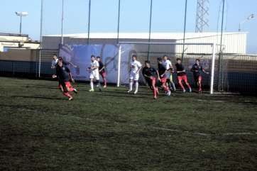 Imagen de archivo de un partido de la UD Telde en la presente temporada (José Carlos Vega)