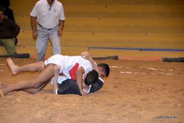 Imagen de una luchada (Foto Antonio Alí)