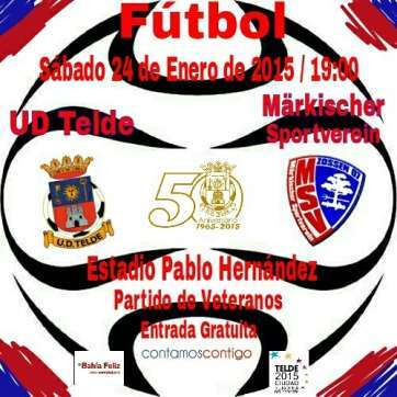 Cartel del partido de este sábado (Foto TA)