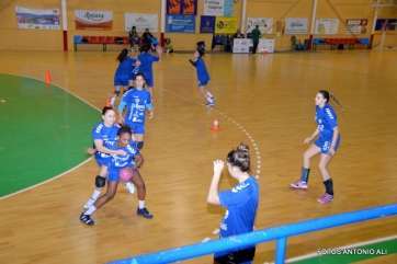 Imagen de archivo de un entrenamiento reciente del Rocasa (Foto Antonio Alí)