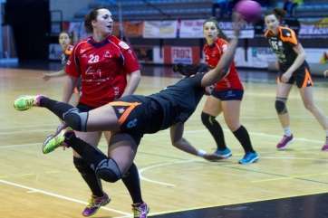 Momento del partido jugado este sábado en Galiciia por el Rocasa (Foto atlantico.net)