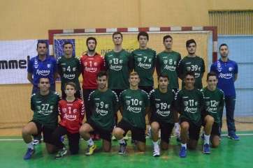 Formación del equipo juvenil del Rocasa (Foto TA)